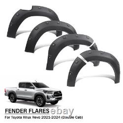 Accessoires de larges passages de roue pour Toyota Hilux MK9 2021-2024 Active Invincible