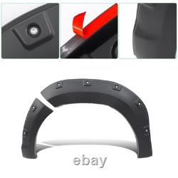Ailes élargies de 30 mm, garde-boue noir pour Toyota Hilux MK9 2021-2025 Royaume-Uni