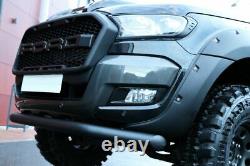 Arches De Roue Pour Ford Ranger T7 2016-19 Fender Flares Bolt On Look Wide Style