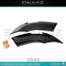 Arches de Roues Barugzai Large Piste Noir Brillant pour Defender 110 L663 (2020+)