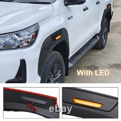 Arches de roue larges à LED 6PCS pour Toyota Hilux 2015-2025 Active Invincible