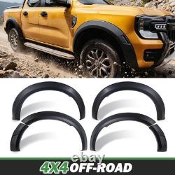 Arches de roue larges noires mates pour Ford Ranger Wildtrak Stormtrak 2023 et suivants