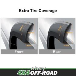 Arches de roue larges noires mates pour Ford Ranger Wildtrak Stormtrak 2023 et suivants