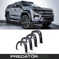 Arches de roue larges noires mates style OEM avec élargisseurs d'ailes pour VW Amarok Mk2 2023+