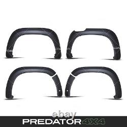 Arches de roue larges noires mates style OEM avec élargisseurs d'ailes pour VW Amarok Mk2 2023+