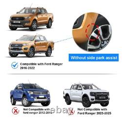 Arches de roue noires mates à boulons large look compatibles avec Ford Ranger 2015-2018 T7 ailes UK