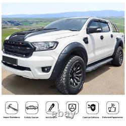 Arches de roue noires mates à boulons large look compatibles avec Ford Ranger 2015-2018 T7 ailes UK