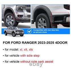 Arches de roue noires mates large look OEM s'adaptent aux ailes Ford Ranger 2023-2025 T9 Arches de roue noires mates large look OEM s'adaptent aux ailes Ford Ranger 2023-2025 T9