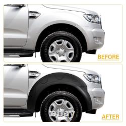 Arches de roues à LED avec élargisseurs d'aile pour Ford Ranger 2016-2018 Kit de carrosserie large