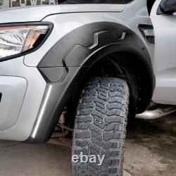 Arches de roues à LED avec élargisseurs d'aile pour Ford Ranger 2016-2018 Kit de carrosserie large