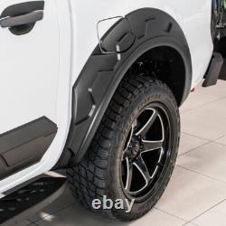 Arches de roues à LED avec élargisseurs d'aile pour Ford Ranger 2016-2018 Kit de carrosserie large