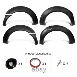 Arches de roues à LED avec élargisseurs d'aile pour Ford Ranger 2016-2018 Kit de carrosserie large