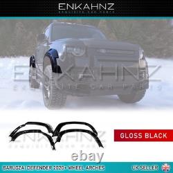 Arches de roues larges Barugzai Gloss Black pour Defender 110 L663 (2020+)