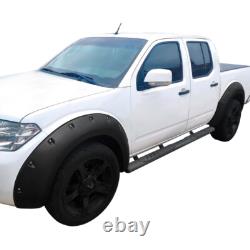 Arches de roues larges pour Nissan Navara D40 2011-2014 Double Cab Noir mat