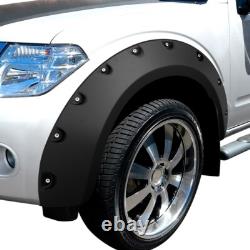 Arches de roues larges pour Nissan Navara D40 2011-2014 Double Cab Noir mat