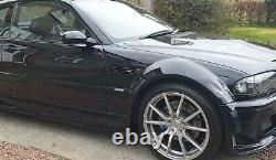 BMW E46 Kit carrosserie à larges ailes 2 portes s'adapte 318-M3 GRP 2 pare-chocs 2 jupes 4 ailes