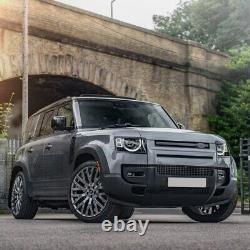 Brillance Black Pack Large Wheel Arches + Lumières Pour Land Rover Defender L663 110 20+