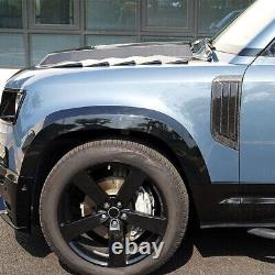 Élargisseur de garde-boue à roue large finition brillante noire pour Land Rover Defender 110 L663 20+