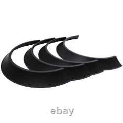 Élargisseurs d'ailes Fender Extra Large Kit d'arches de roue de carrosserie noire Garde-boue pour Ford Edge