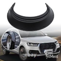 Élargisseurs d'ailes Fender Extra Large Kit d'extensions d'arches de roues noires mates pour Audi Q7