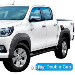 Élargisseurs d'ailes à larges passages de roues pour kit carrosserie Toyota Hilux 2015-2017 Double Cab