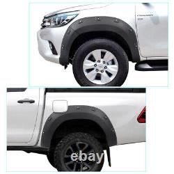 Élargisseurs d'ailes à larges passages de roues pour kit carrosserie Toyota Hilux 2015-2017 Double Cab