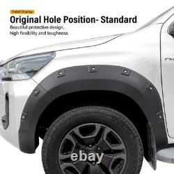 Élargisseurs d'ailes à roues larges tout-terrain pour Toyota Hilux Mk9 2021-2025 4 portes