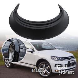 Élargisseurs d'ailes de carrosserie extra large Kit d'arches de roue noires Garde-boue pour VW Touareg