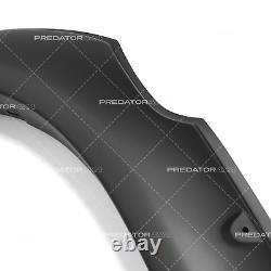 Élargisseurs d'ailes de passage de roue noirs mats pour kit carrosserie large Toyota Hilux Mk8 2021+