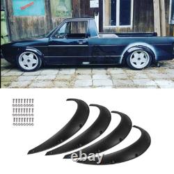 Élargisseurs d'ailes flexibles 4X, arches de roues extra larges pour VW Caddy MK1 MK2 Golf
