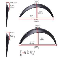 Élargisseurs d'ailes flexibles 4X, arches de roues extra larges pour VW Caddy MK1 MK2 Golf Élargisseurs d'ailes flexibles 4X, arches de roues extra larges pour VW Caddy MK1 MK2 Golf