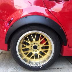 Élargisseurs d'ailes flexibles 4X, arches de roues extra larges pour VW Caddy MK1 MK2 Golf