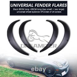 Élargisseurs d'ailes flexibles 4X, arches de roues extra larges pour VW Caddy MK1 MK2 Golf