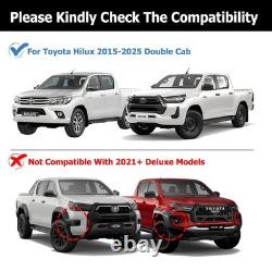 Élargisseurs d'ailes kit carrosserie large pour Toyota Hilux 2015-2025 Invincible