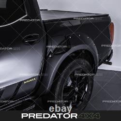Élargisseurs d'ailes noirs de 70 mm pour Nissan Navara D23 NP300 14+