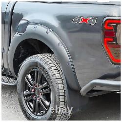 Ensemble de 6 extensions d'ailes de roue pour Ford Ranger 2015-2022 Double Cab