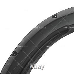 Extension d'arche de roue noire mate - Élargisseur de garde-boue de carrosserie large pour Isuzu D-max 2020+