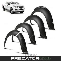 Extensions d'aile de garde-boue noires mates pour Nissan Navara D23 15-20