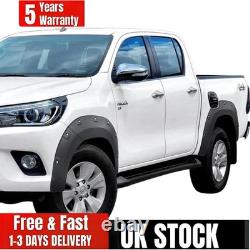 Extensions d'aile de passage de roue larges de +30 mm pour Toyota Hilux 2015-2020 Double Cabine