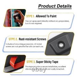 Extensions d'aile de passage de roue larges de +30 mm pour Toyota Hilux 2015-2020 Double Cabine