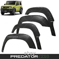 Extensions d'ailes de pare-chocs larges noires pour kit d'élargissement de garde-boue pour Suzuki Jimny JDM JB64 Mk4 2018+