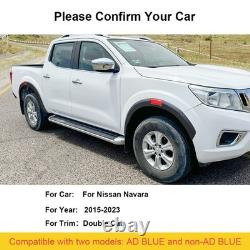 Extensions d'ailes de roue larges de 26 mm pour Nissan Navara NP300 2015-2023 Ad Blue