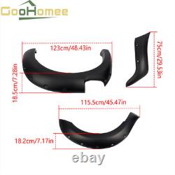 Extensions d’ailes larges kit carrosserie style 6 pièces pour Ford Ranger 2016-21 T7T8