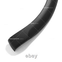 Extensions d'ailes larges noires mates style lisse pour Toyota Hilux Mk8 2015+