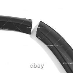 Extensions d'ailes larges noires mates style lisse pour Toyota Hilux Mk8 2015+