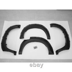 Extensions d'ailes larges noires pour Toyota Hilux Vigo 2005-2014