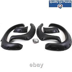 Extensions d'ailes larges pour Toyota Hilux 2005-2011 en noir