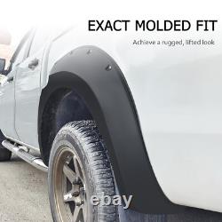 Extensions de passages de roues noirs mats Kit de carrosserie large pour Ford Ranger 2015-2018 T7