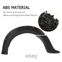 Extensions de passages de roues noirs mats Kit de carrosserie large pour Ford Ranger 2015-2018 T7