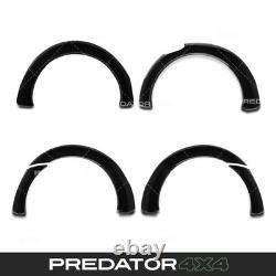 Extensions de roues à ailes larges en noir brillant pour Ford Ranger T6 12-14